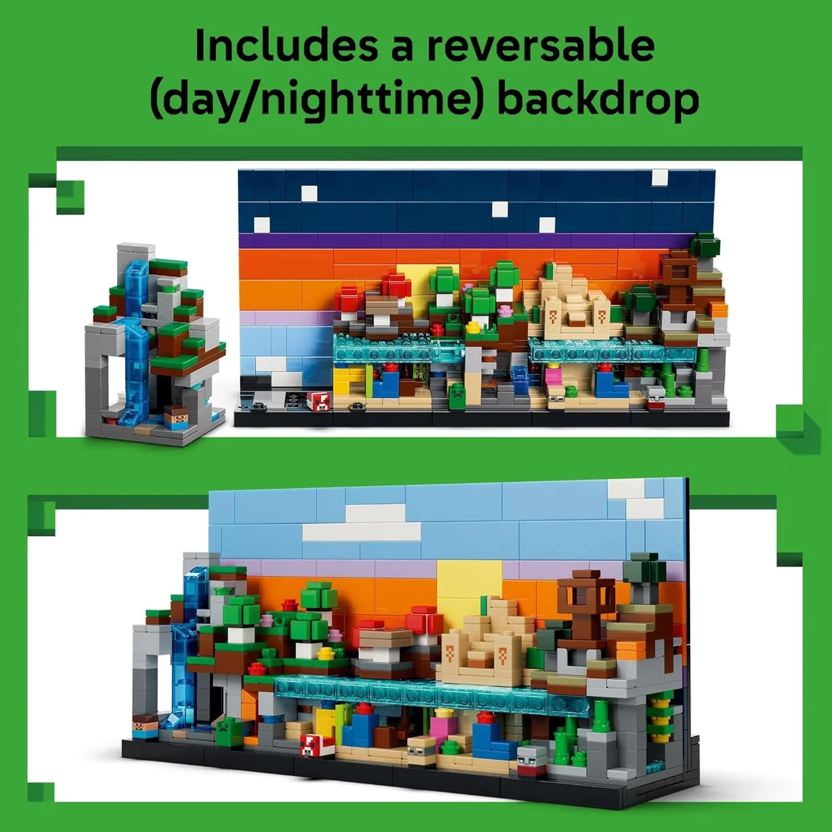 LEGO Minecraft Mini Biomes Building Toy 21589 - 797 Pieces - Multicolor - New image 4