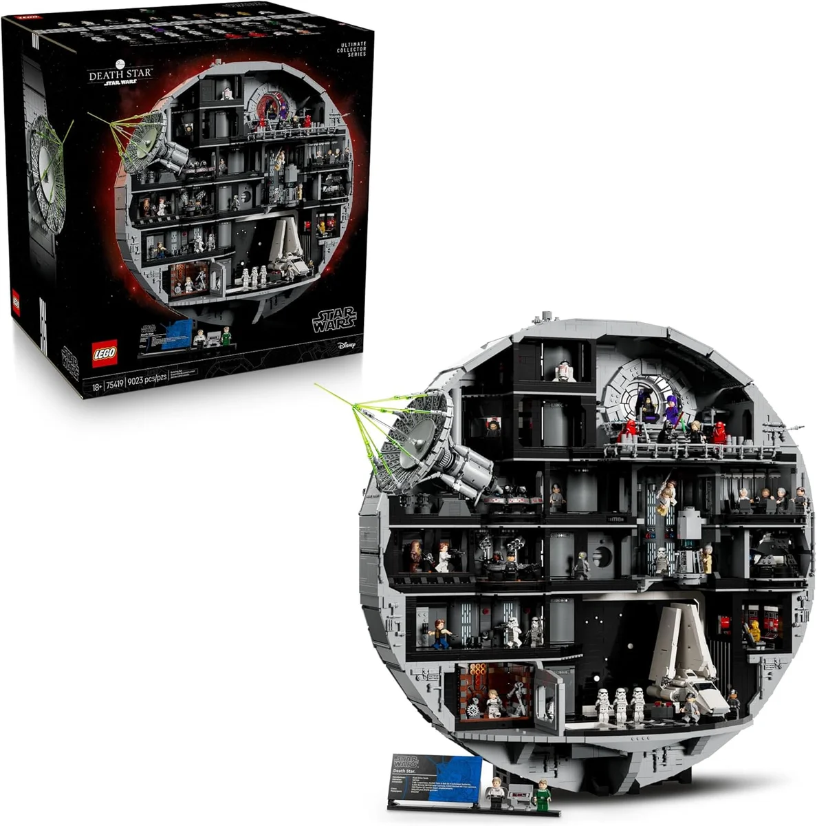 LEGO Star Wars Death Star Building Set 75419 9023 Pieces Multicolor New