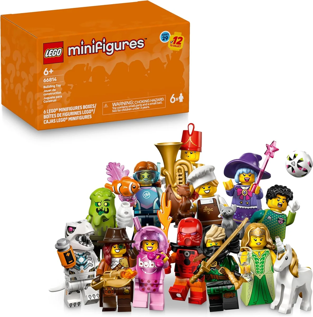 LEGO Minifigures Series 29 6 Pack Mystery Box Multipack 66814 Multicolor New