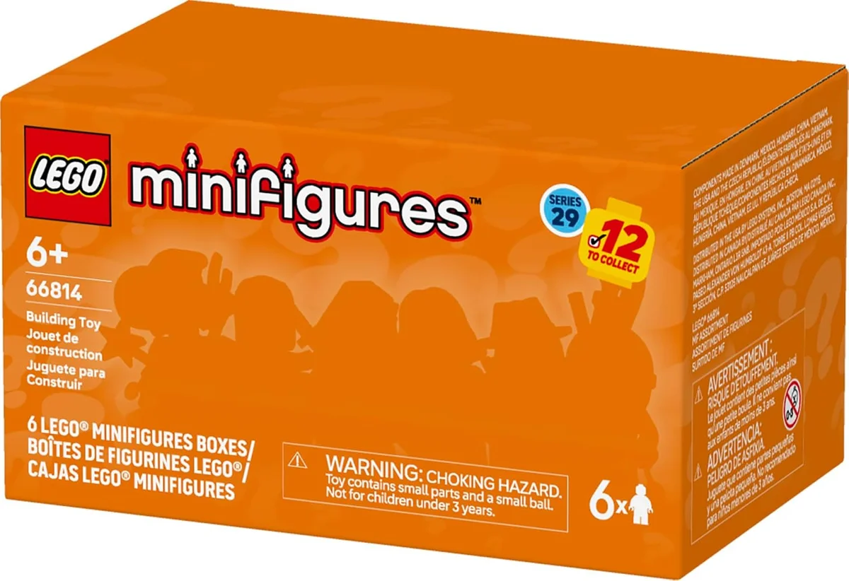 LEGO Minifigures Series 29 6 Pack Mystery Box Multipack 66814 Multicolor New image 2