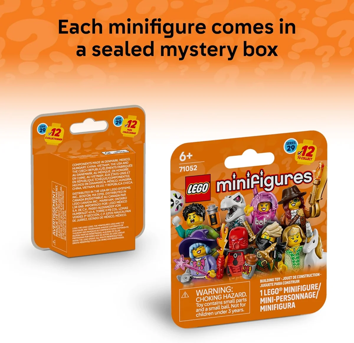 LEGO Minifigures Series 29 6 Pack Mystery Box Multipack 66814 Multicolor New image 4