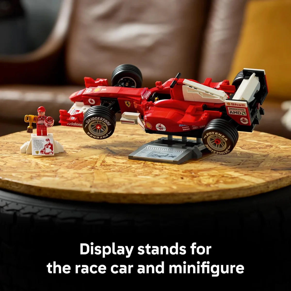 LEGO Icons Ferrari F2004 & Michael Schumacher Building Set 11375 - 735 Pieces Multicolor New image 14