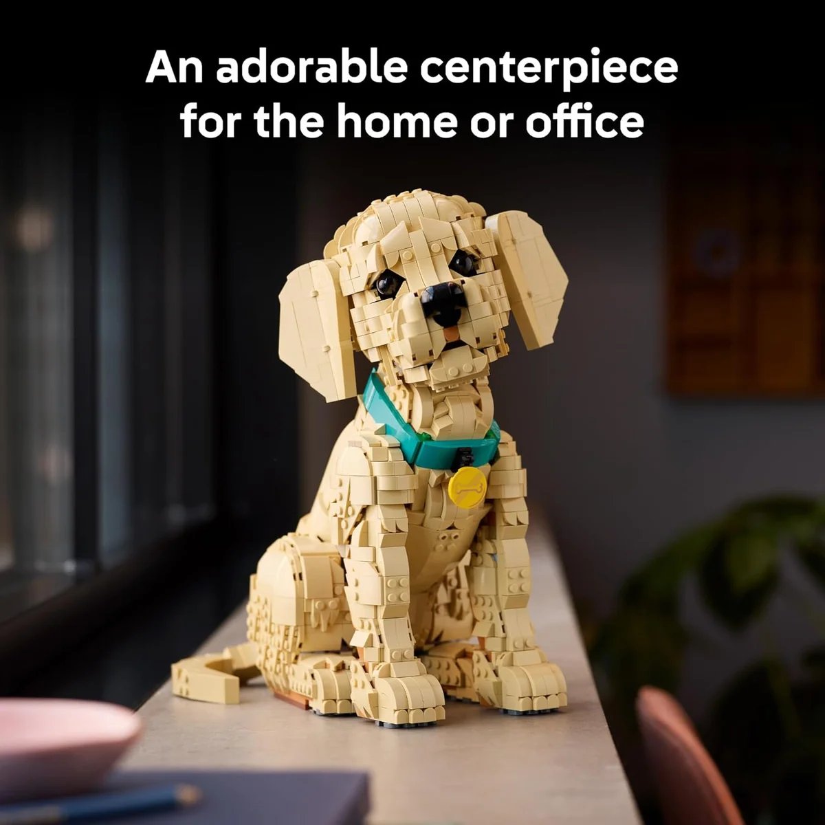 LEGO Icons Golden Retriever Puppy Building Set 11384 Posable Figure Multicolor New image 7
