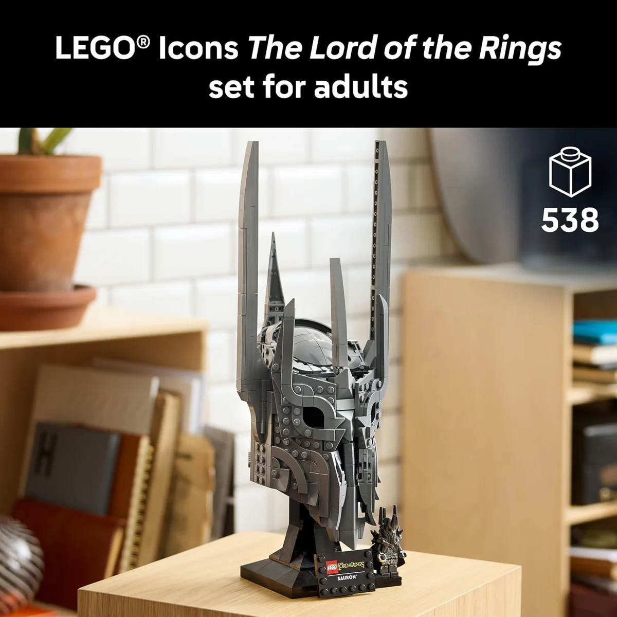 LEGO The Lord of The Rings Sauron's Helmet Building Set 11373 Multicolor New image 2