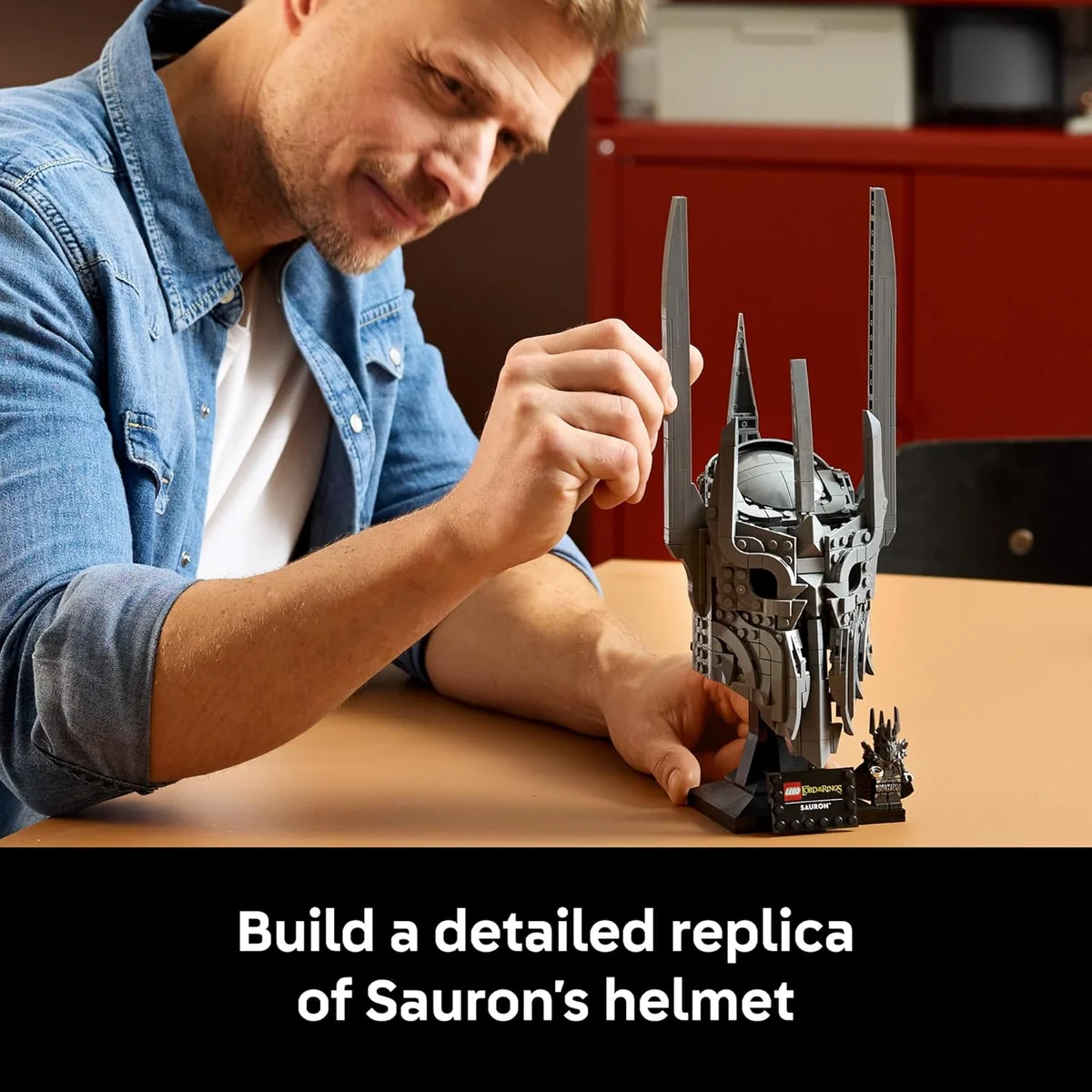 LEGO The Lord of The Rings Sauron's Helmet Building Set 11373 Multicolor New image 3