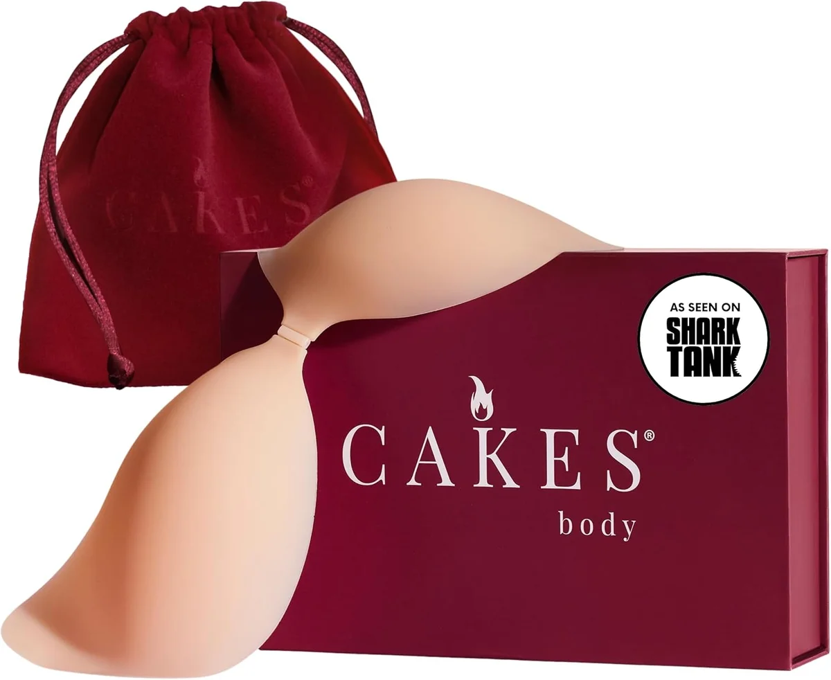 CAKES Body Adhesive Strapless Bra Sculpting Solution Silicone Honey New image 6