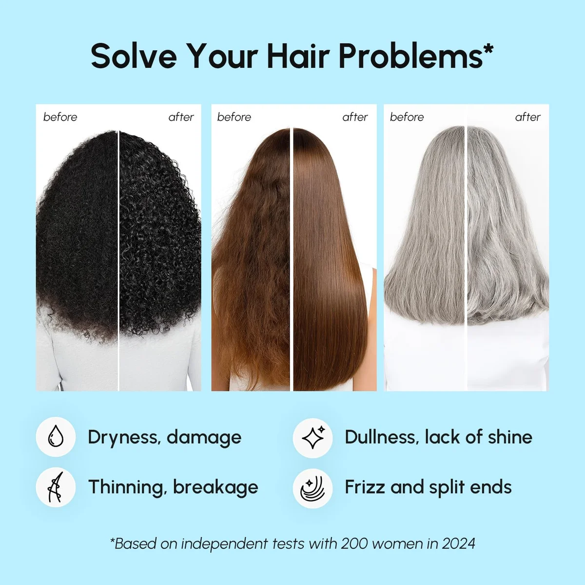MAREE Deep Conditioning Hair Mask for Damaged Hair Treatment Keratin 10 oz New image 4