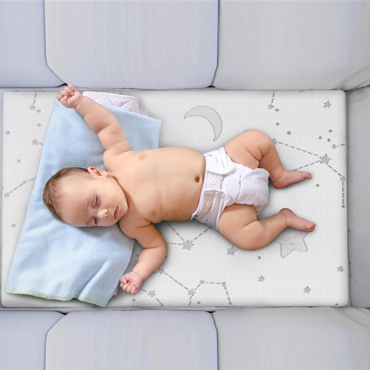 YENING Pack and Play Mattress Topper 38"x26"x1" Firm Foam New image 7