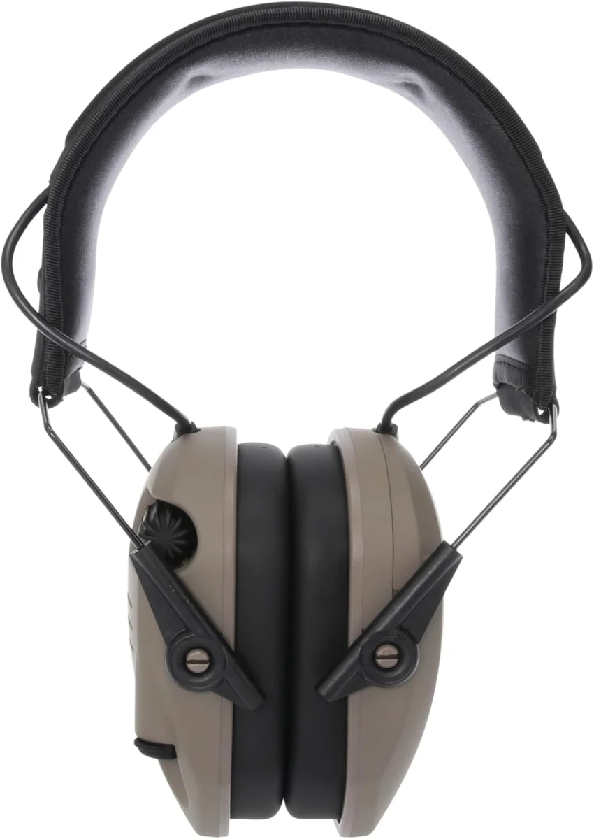 Walker's Razor Slim Electronic Muff Noise Reduction Brown New image 3