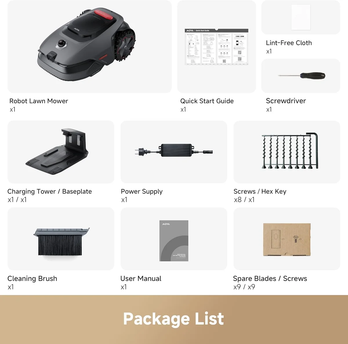 Mova LiDAX Ultra 1000 Robot Lawn Mower 360° 3D LiDAR, 45% Slope, Dual Maps - New image 20