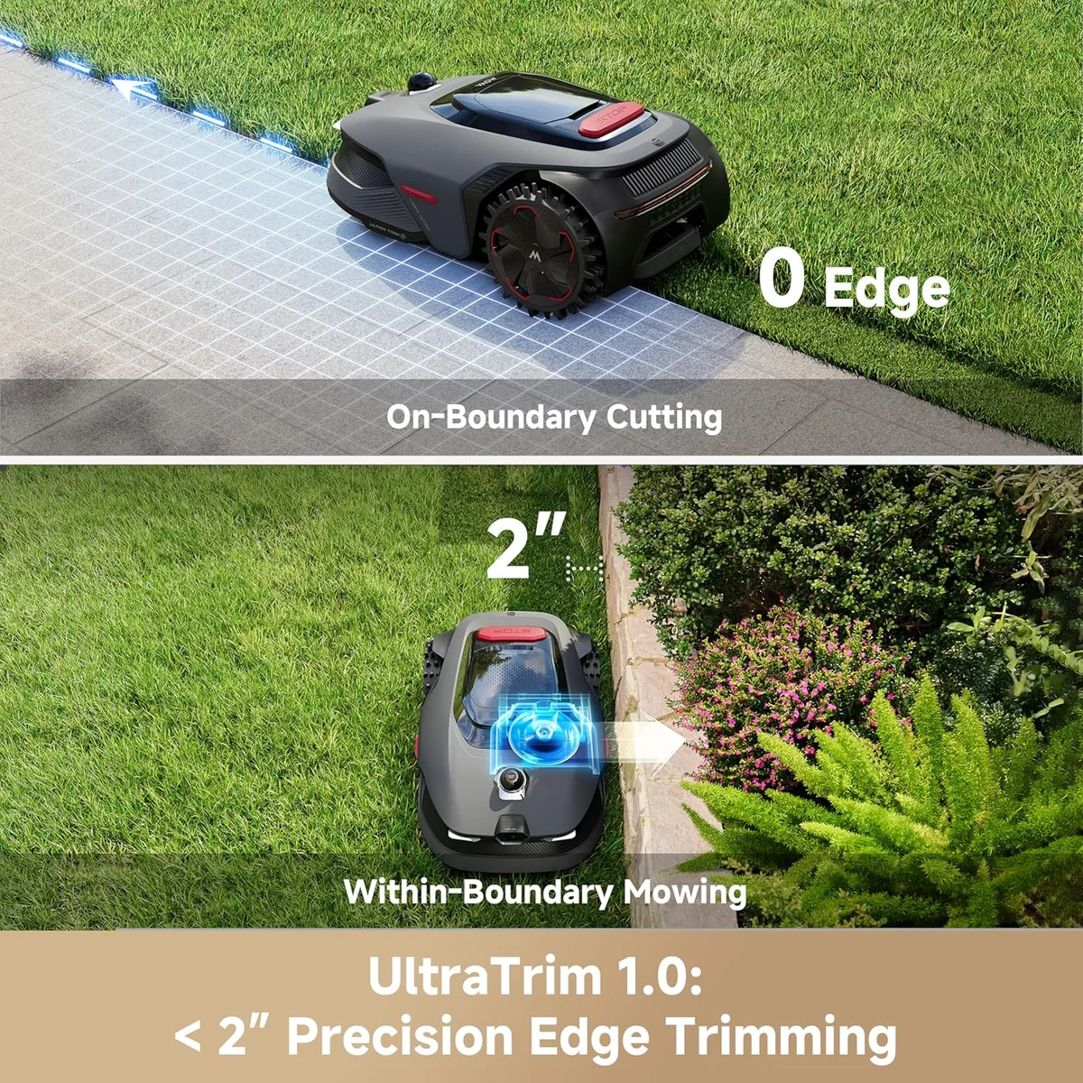 Mova LiDAX Ultra 1000 Robot Lawn Mower 360° 3D LiDAR, 45% Slope, Dual Maps - New image 13