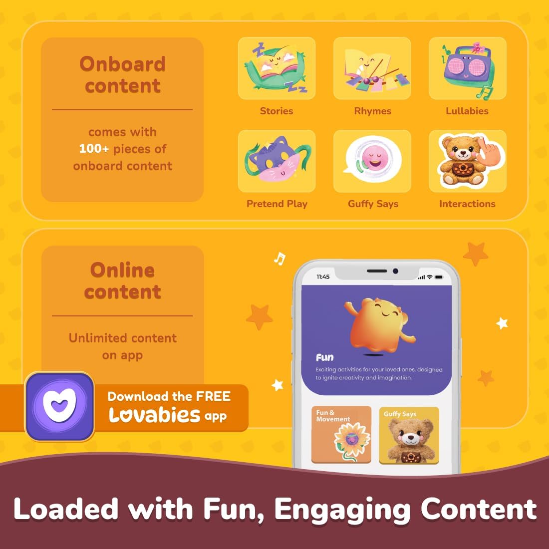 Shifu PlayShifu Guffy Smart Interactive Bear Toy 300+ Min Runtime App-Connected Guffy New image 5
