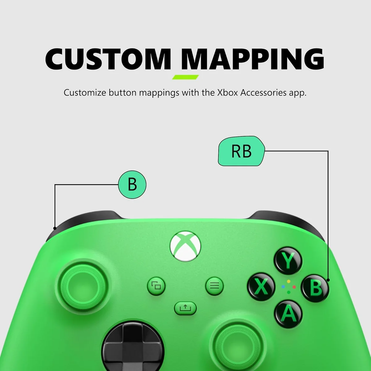 Xbox Wireless Gaming Controller Velocity Green Wireless Bluetooth USB-C - New image 5